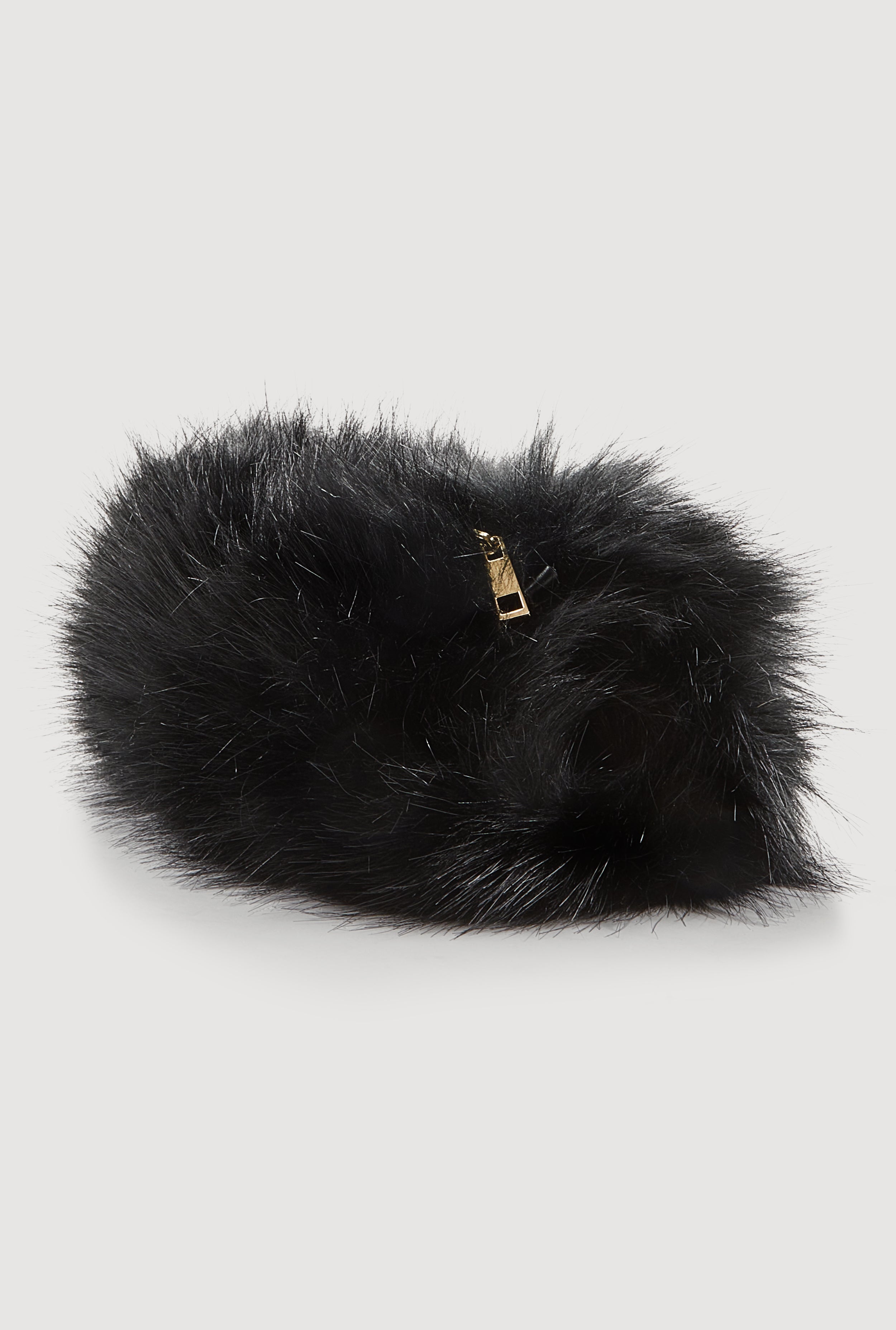 Faux Fur Convertible Muffler Clutch Bag